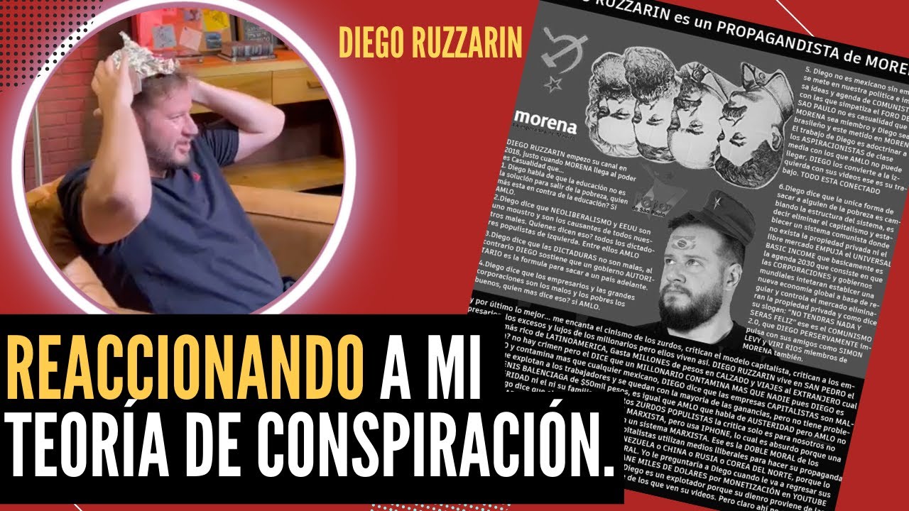 Reacciono a la teoría de conspiración escrita sobre mi.