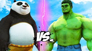 Hulk vs Po - Kung Fu Panda