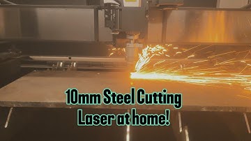 Xtool MetalFab Fibre Laser cutting 10mm M/S at home!
