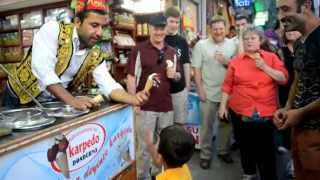 Smooth Tricks of a Turkish Ice Cream Parlor