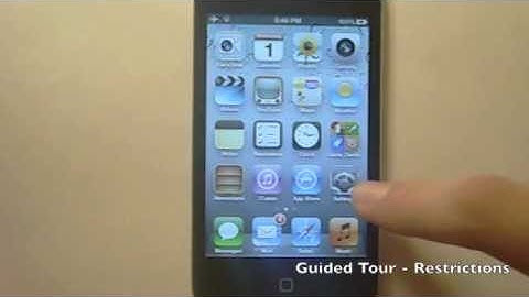 Set-Up Restrictions on an iPod touch, iPhone, or iPad