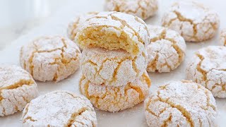 Flavorful Italian Almond Cookies Made Without Flour, Melts in Your Mouth!