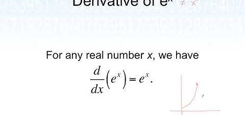 The Derivative of Exponential Functions (Applied Calculus, Sec 4.3 part 1)