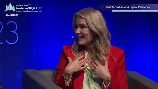 Disinformation and Digital Resilience with Helle Thorning Schmidt - Masters of Digital 2023