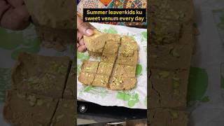 Pottukadalai burfi at home #food #shortsviral #kidssnacks #shortsvideo #burfirecipes #anisi #shorts