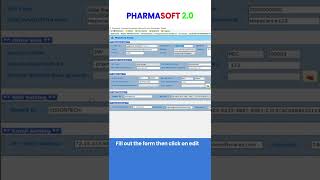 PharmaSoft 4.0 - How to edit pharmacy information screenshot 1