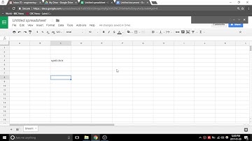 Spell check - google sheets - video 139