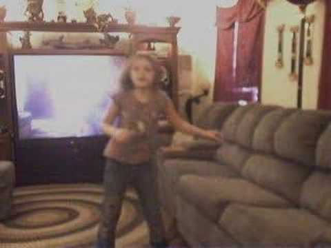 Angelica dancing to Stutter Rap