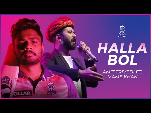 HALLA BOL by Amit Trivedi feat. Mame Khan | LIVE in Concert | Rajasthan Royals class=