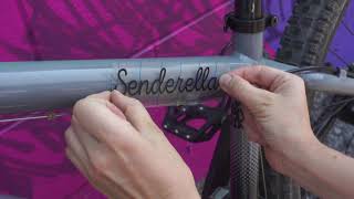 How to apply bike decals