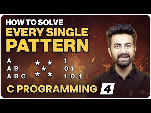 Pattern Printing in One Video | Lecture 4 | C Programming Series