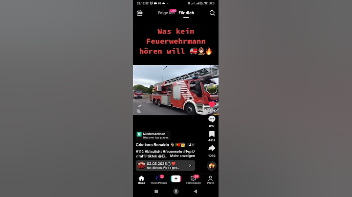 das will kein Feuerwehrmann hören