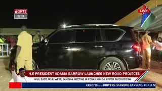 H.E PRESIDENT ADAMA BARROW LAUNCHES NEW ROAD PROJECTS 17-05-2026