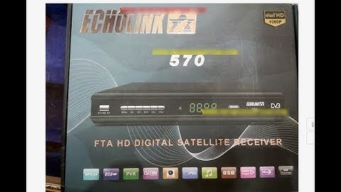 ECHOLINK 570 HD RECEIVER BISS KEY OPTION