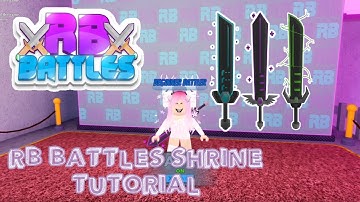 How to unlock RB Battle Shrine Swords Tutorial (Full Guide) | Roblox RB Battles