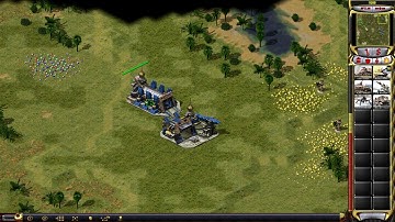 Red Alert 2 - INSANE DRONE! 1 vs 1 Soviet vs Allied Pro Match on the map Divide & Conquer