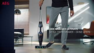 AEG QX9 ULTIMATE | 2in1 Akku-Staubsauger | Style trifft Power - Ohne Limits