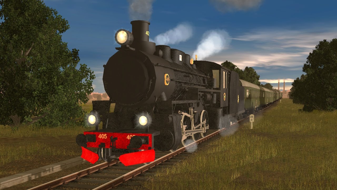 An American-built Swedish Consolidation running through the German crossing