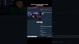 Adin Ross Casually Points Jeffrey Epstein 😭😭 #viralitypoly