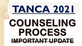 TANCA2021| ME/M.TECH M. ARCH/M.PLAN COUNSELING PROCESS STARTED | BRIEFLY EXPLAINED