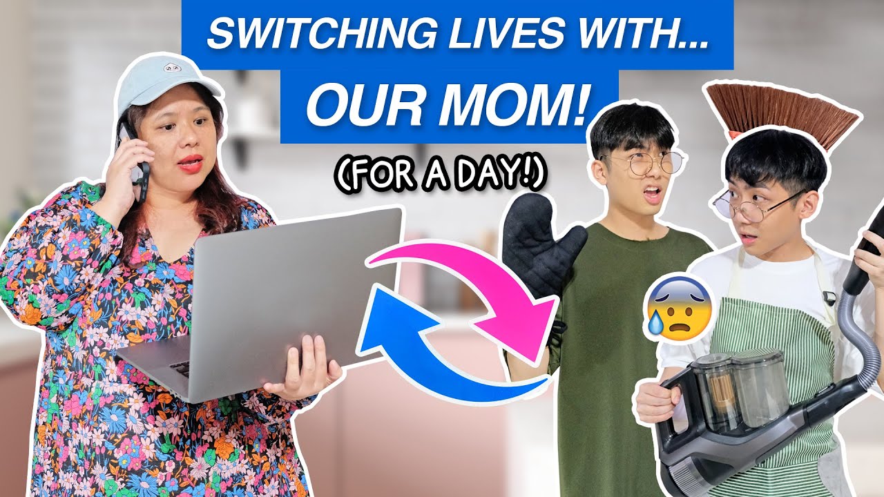 SWITCHING LIVES WITH OUR MOM FOR A DAY ft. Miss Hippo