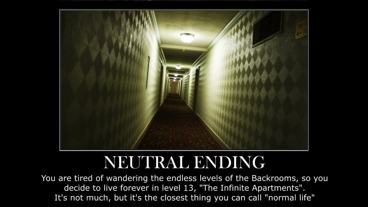 The Backrooms All Endings (Part 1) YouTube