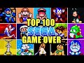 Top 100 Sega Genesis/Mega Drive GAME OVER Screens