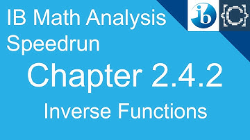 Chapter 2.4.2 | Inverse Functions | CodingBytes IB Math Analysis Speedrun