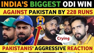INDIA'S BIGGEST ODI WIN | PAKISTANI PUBLIC REACTION AFTER LOSING MATCH | REAL ENTERTAINMENT TV