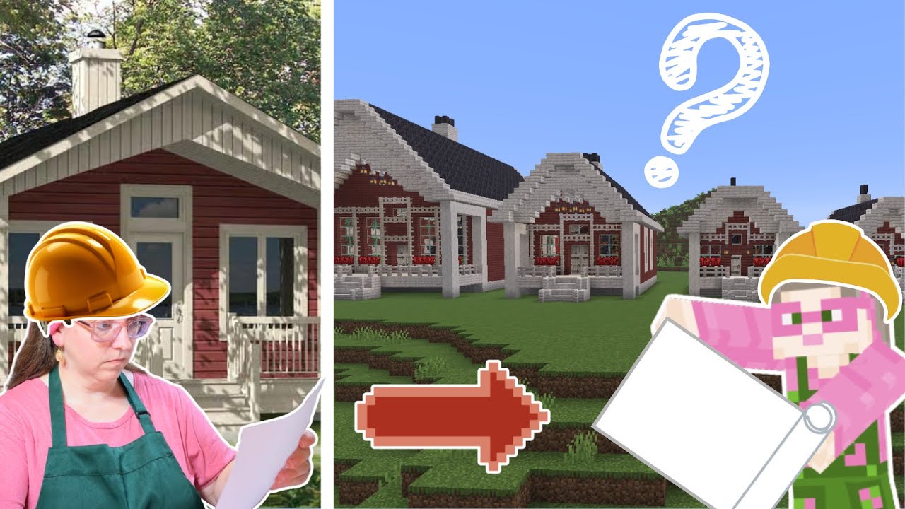 How Can We Scale a Real-World Blueprint to Fit into Minecraft?