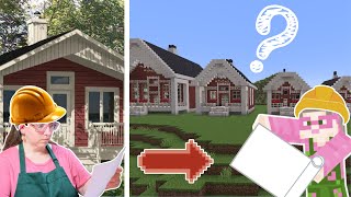 How Can We Scale a Real-World Blueprint to Fit into Minecraft?