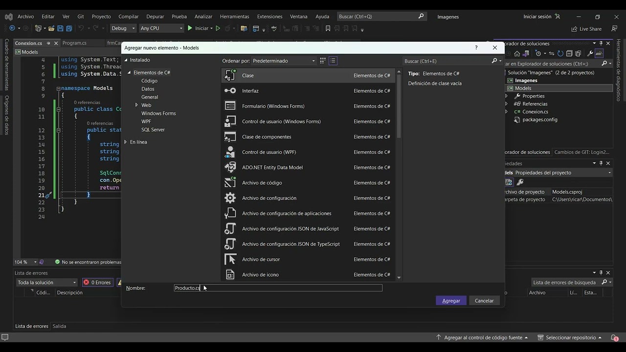 Guardar imágenes en la computadora con Windows Forms C# y almacenar la ruta en SQL Server