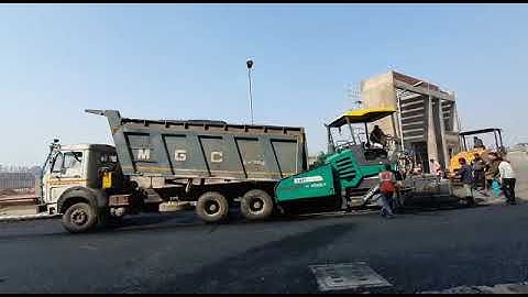 Dense Bituminous Macadam Process + Road Construction