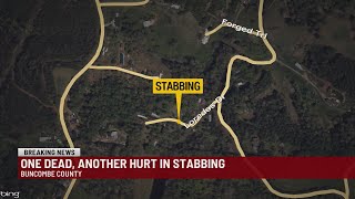 Man arrested in Buncombe Co. stabbing; 1 dead, 1 injured