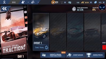 NFS No Limits | McLAREN Senna | KNIGHTS DRAMA TRACTION | Day 1 - Overture | Event 1 - Time Trial