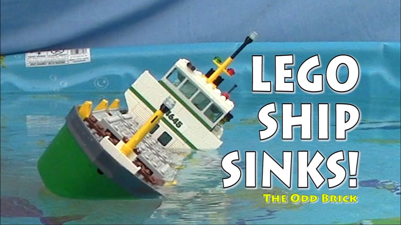 Lego Cargo Ship Sinks