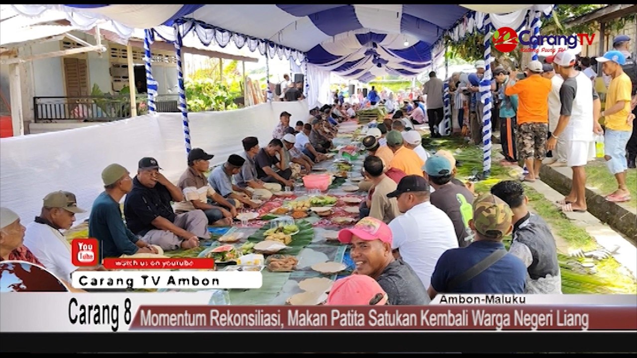 Momentum Rekonsiliasi, Makan Patita Satukan Kembali Warga Negeri Liang