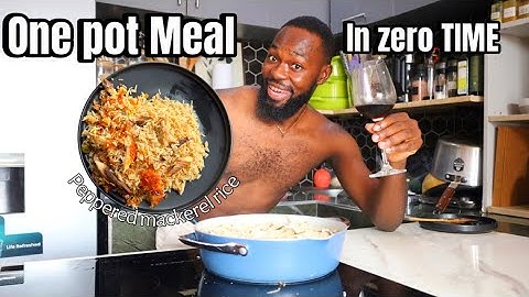 cook a simple one pot mackerel pepper rice with me in no time * day 10 of 100 *