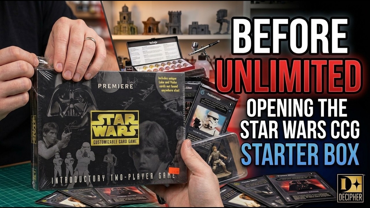 Before Unlimited: Opening the Original Star Wars CCG Starter Box