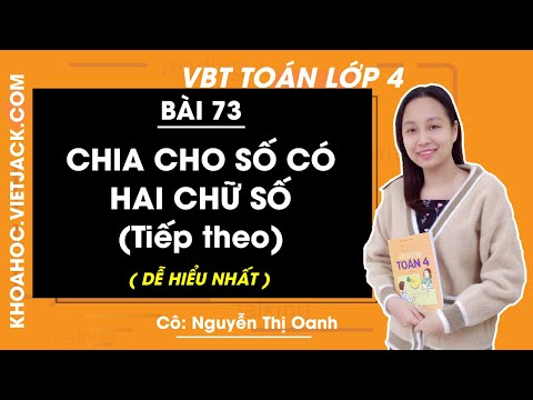 Video Vở bài tập Toán lớp 4 - Tập 1 - trang 84 - Bài 73:... - youtube