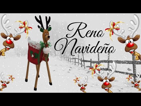 COMO HACER RENO NAVIDEÑO RECICLANDO Y FACIL. DIY.