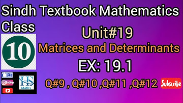 #sindh textbook #mathematics #class10 #unit:19 #exercise 19.1 #question #9,10,11 and 12.
