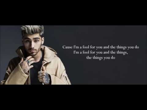 Lyrics zayn malik   Fool for you HD 8798