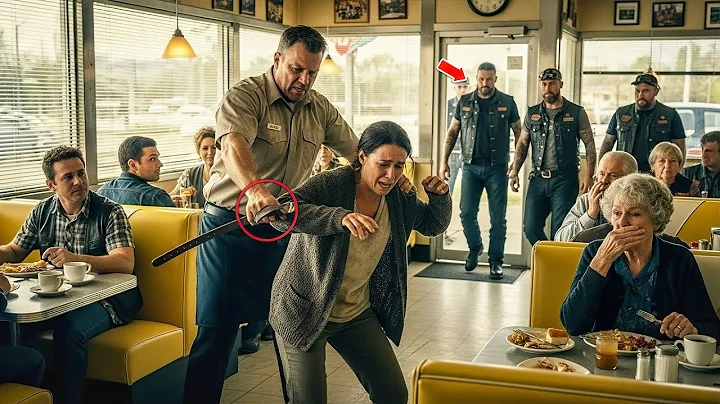 She Only Asked for Food for Her Children… The Manager Attacked Her — He Never Saw the Bikers Coming