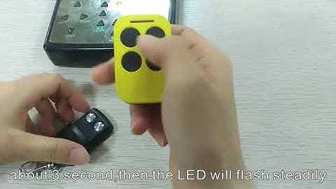 Duplicator remote operate instruction