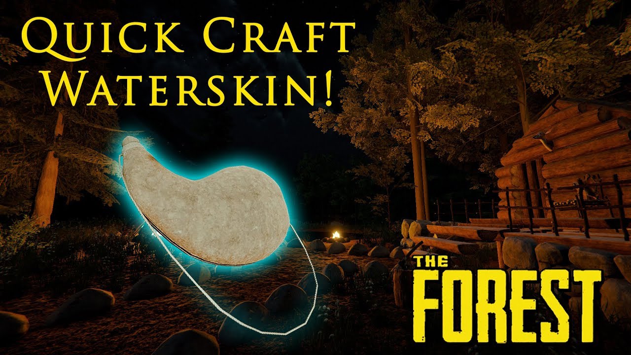 The Forest - Quick Craft Waterskin - 2dapointtv