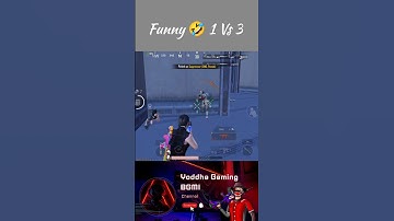 Funny 🤣🤣 1 Vs 3 Clutch #bgmi #pubg #yoddhagamingbgmi #bgmishorts #gaming #shorts #funny #gameplay
