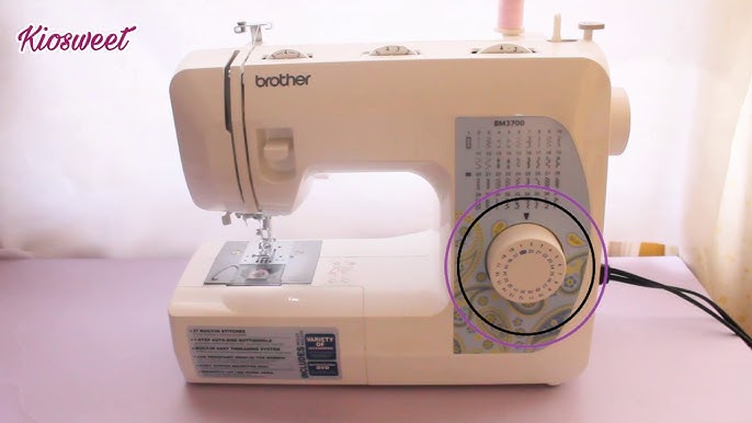 Máquina de Coser Brother BM3700 37 Puntadas con 74 Funciones Costura 750ppm  110V-Blanco Brother BM3700