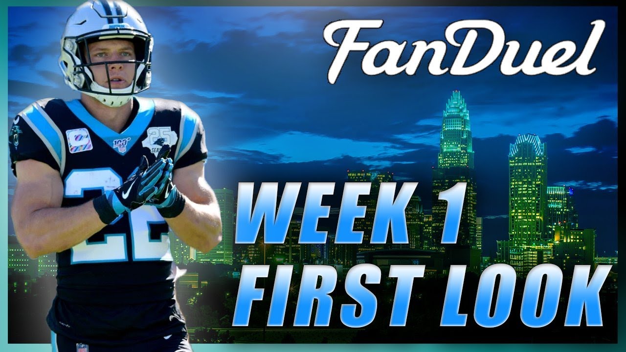 FANDUEL NFL WEEK 1 FIRST LOOK LINEUP: FANTASY FOOTBALL 2020 - YouTube