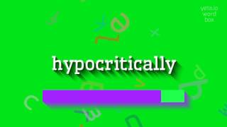 How To Say Hypocritically High Quality Voices